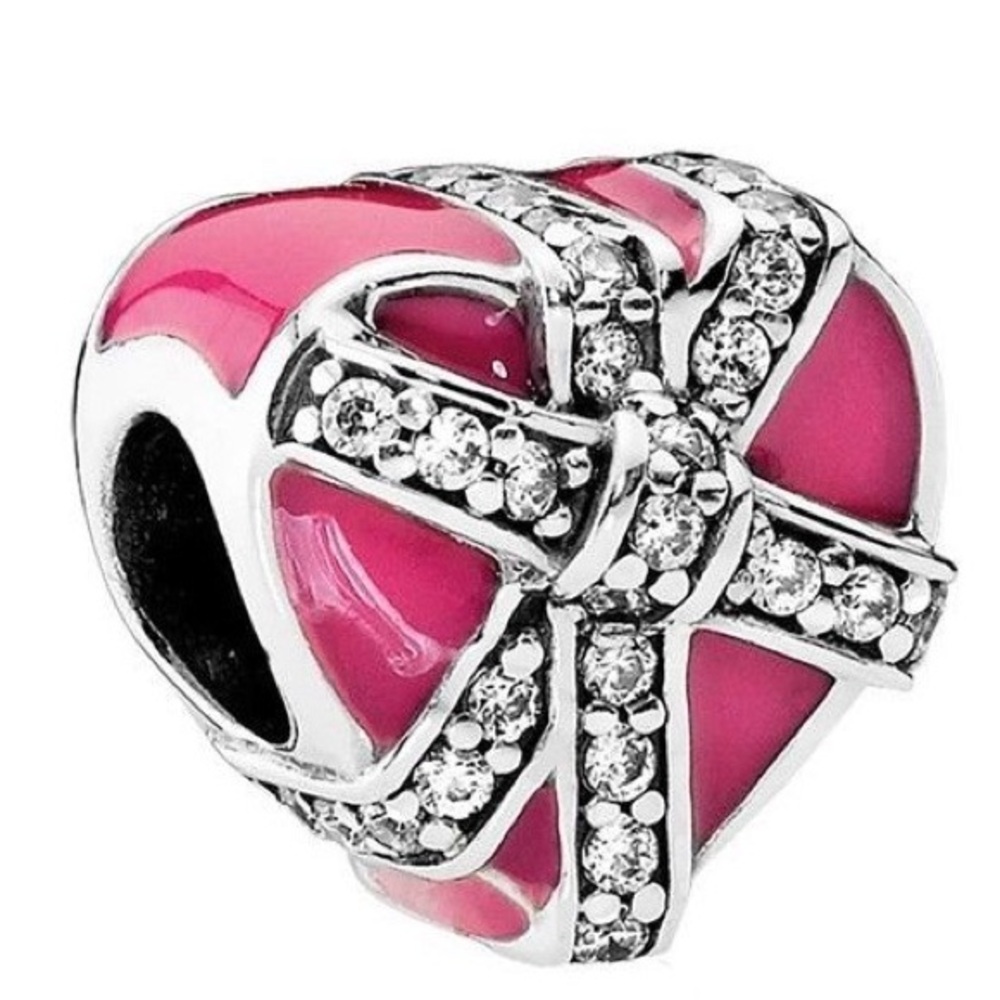 Pandora Magenta Charms of Love Chsrm